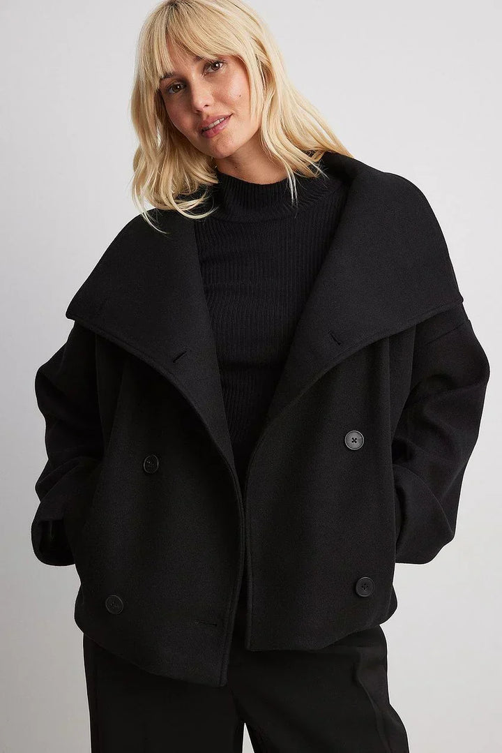 Zoë | Cropped Dubbelzijdig Minimalistisch Jasje