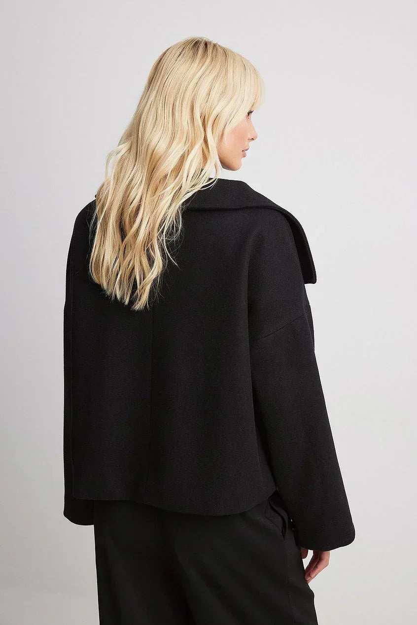 Zoë | Cropped Dubbelzijdig Minimalistisch Jasje