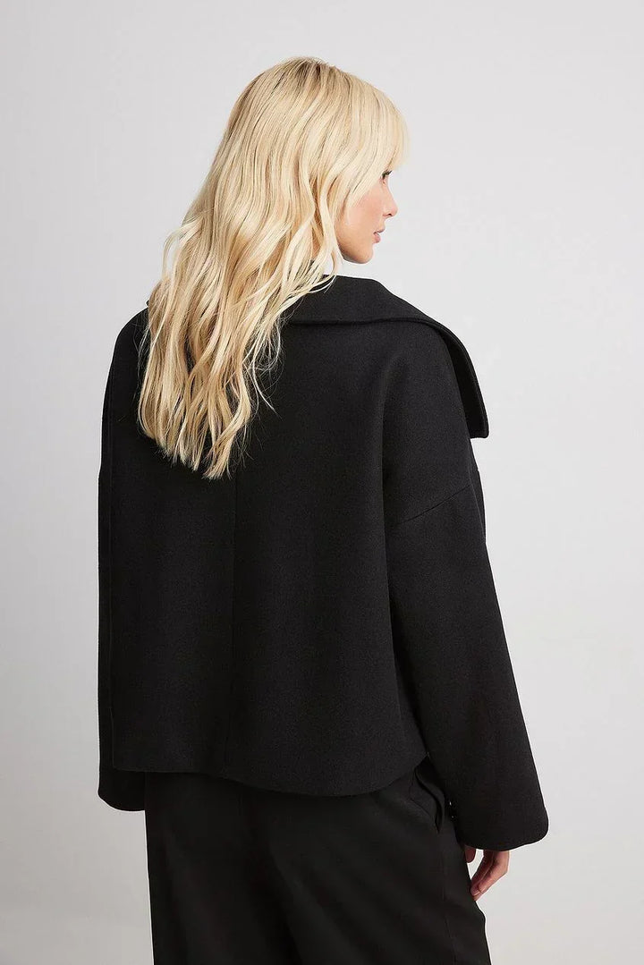 Zoë | Cropped Dubbelzijdig Minimalistisch Jasje