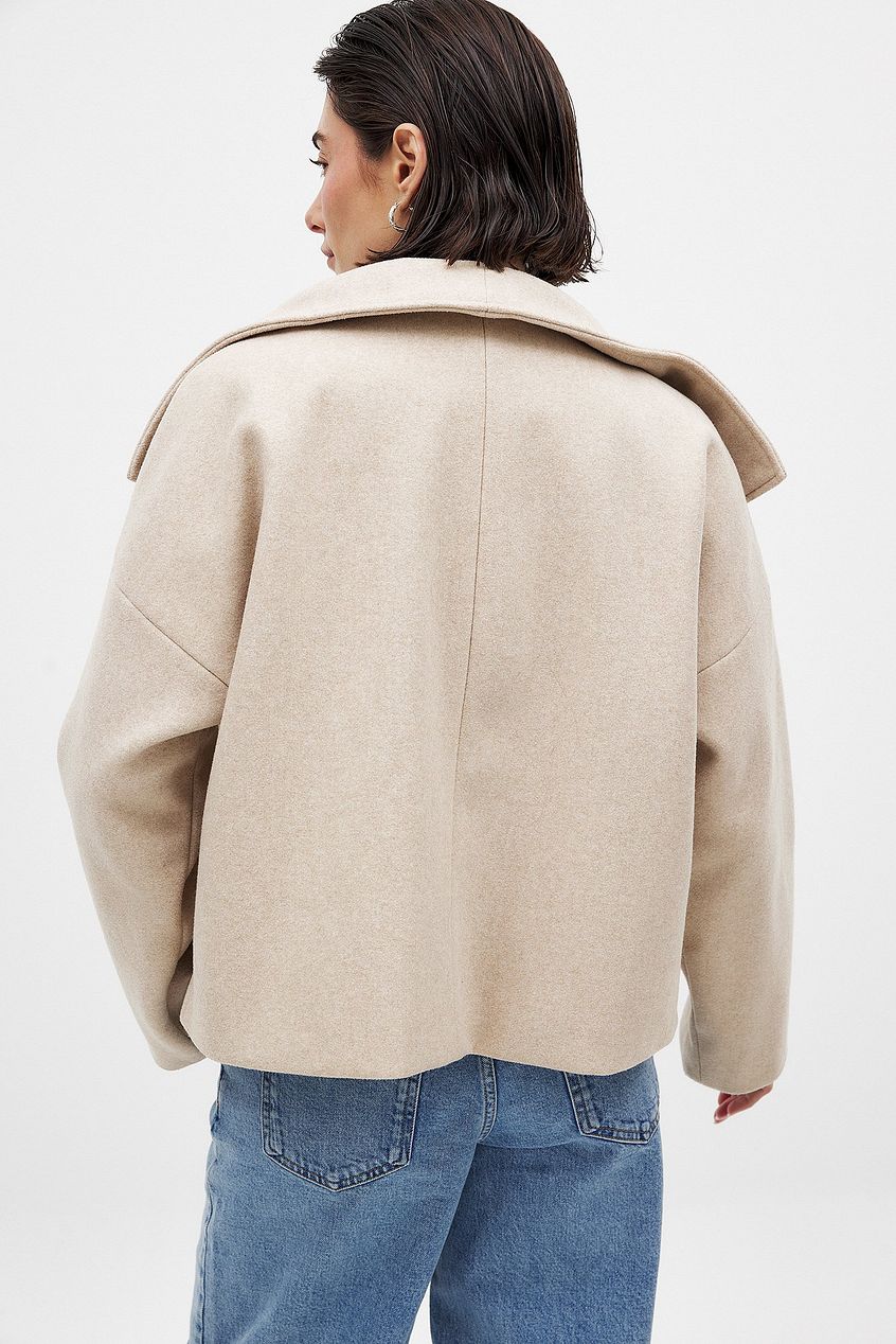 Zoë | Cropped Dubbelzijdig Minimalistisch Jasje