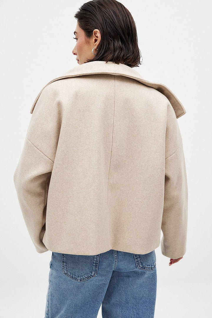 Zoë | Cropped Dubbelzijdig Minimalistisch Jasje