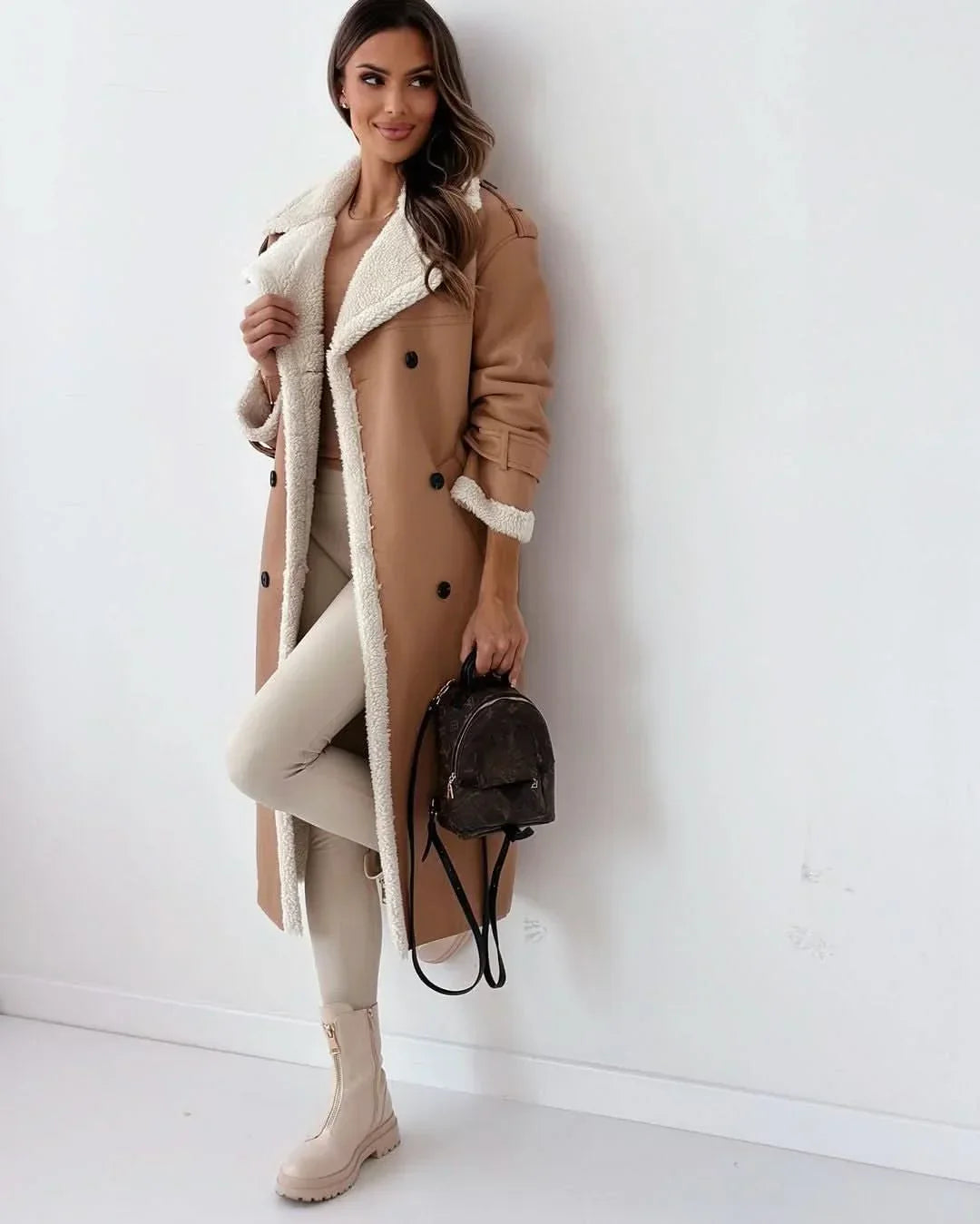 Ülkü | Dubbelzijdige Chic Ondergewaardeerde Trenchcoat