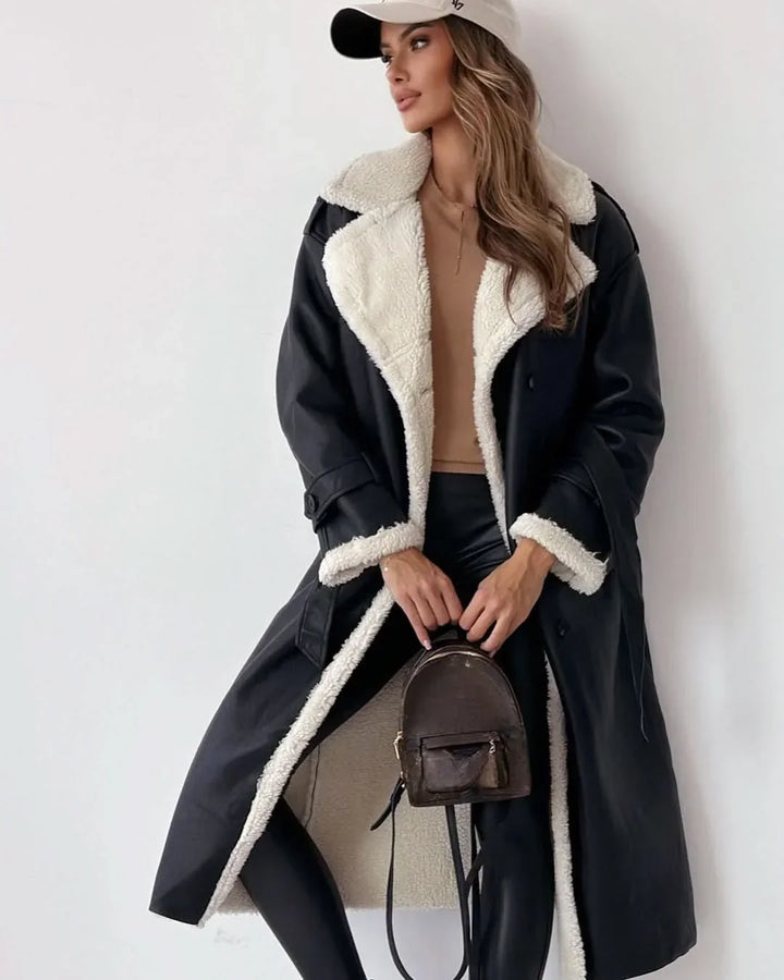 Ülkü | Dubbelzijdige Chic Ondergewaardeerde Trenchcoat