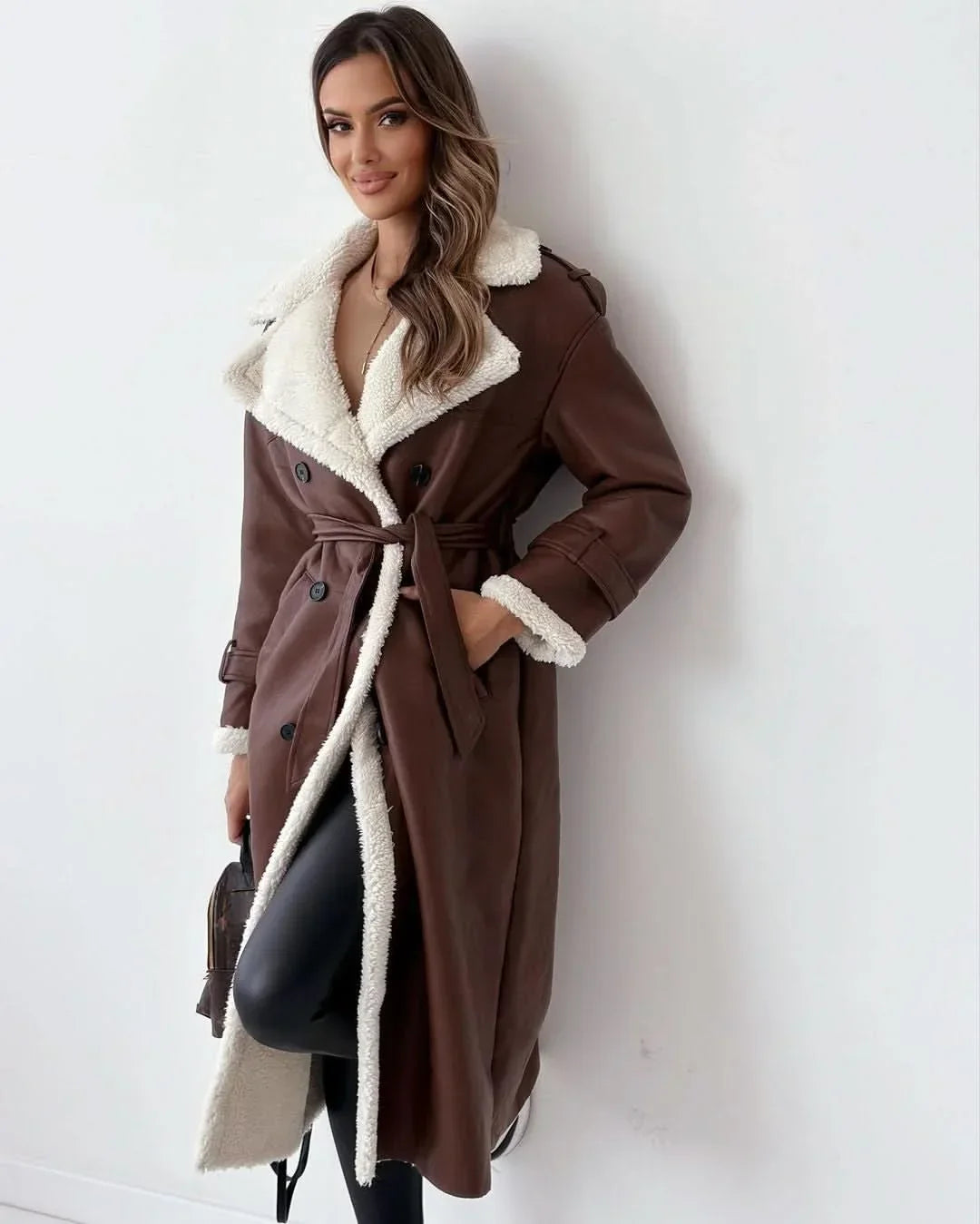 Ülkü | Dubbelzijdige Chic Ondergewaardeerde Trenchcoat
