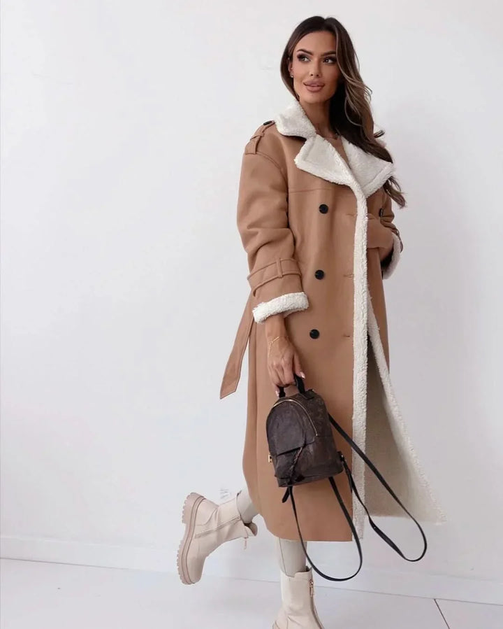 Ülkü | Dubbelzijdige Chic Ondergewaardeerde Trenchcoat