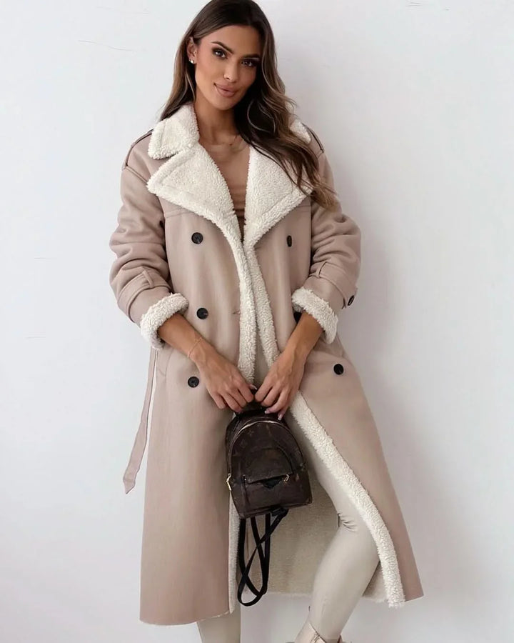 Ülkü | Dubbelzijdige Chic Ondergewaardeerde Trenchcoat