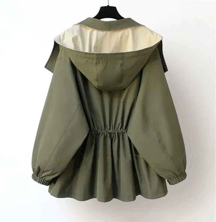 Serafina | Gewatteerde Redactionele Nonchalante Trenchcoat