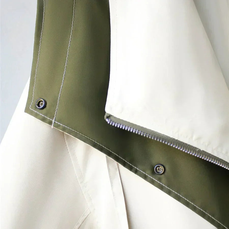 Serafina | Gewatteerde Redactionele Nonchalante Trenchcoat