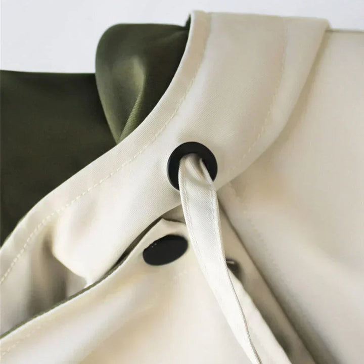 Serafina | Gewatteerde Redactionele Nonchalante Trenchcoat