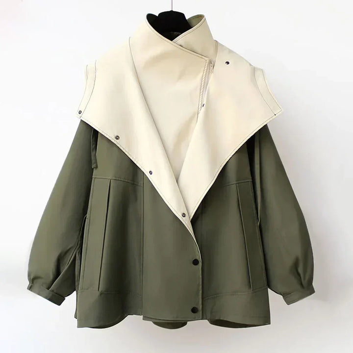 Serafina | Gewatteerde Redactionele Nonchalante Trenchcoat