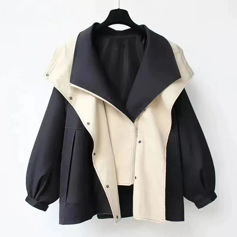 Serafina | Gewatteerde Redactionele Nonchalante Trenchcoat