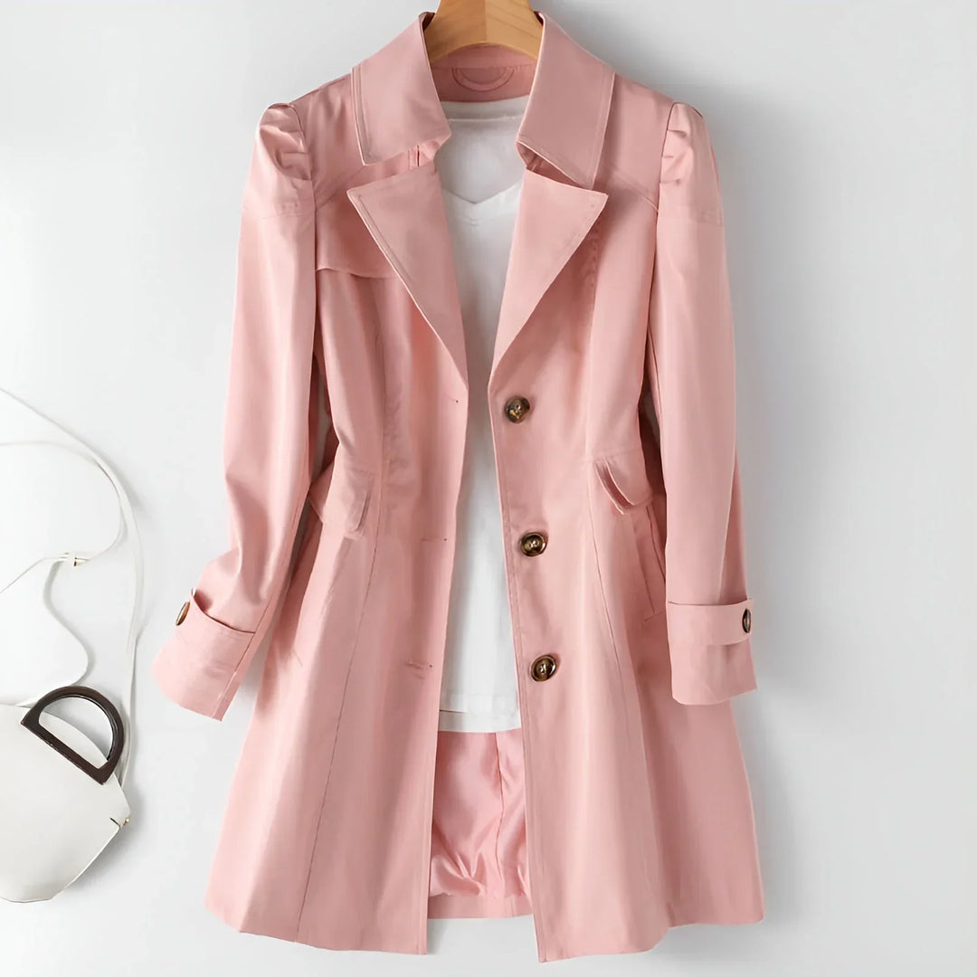 Sevim | Notch-Lapel Signature Graceful Trench Coat