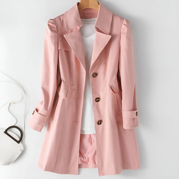 Sevim | Notch-Lapel Signature Graceful Trench Coat