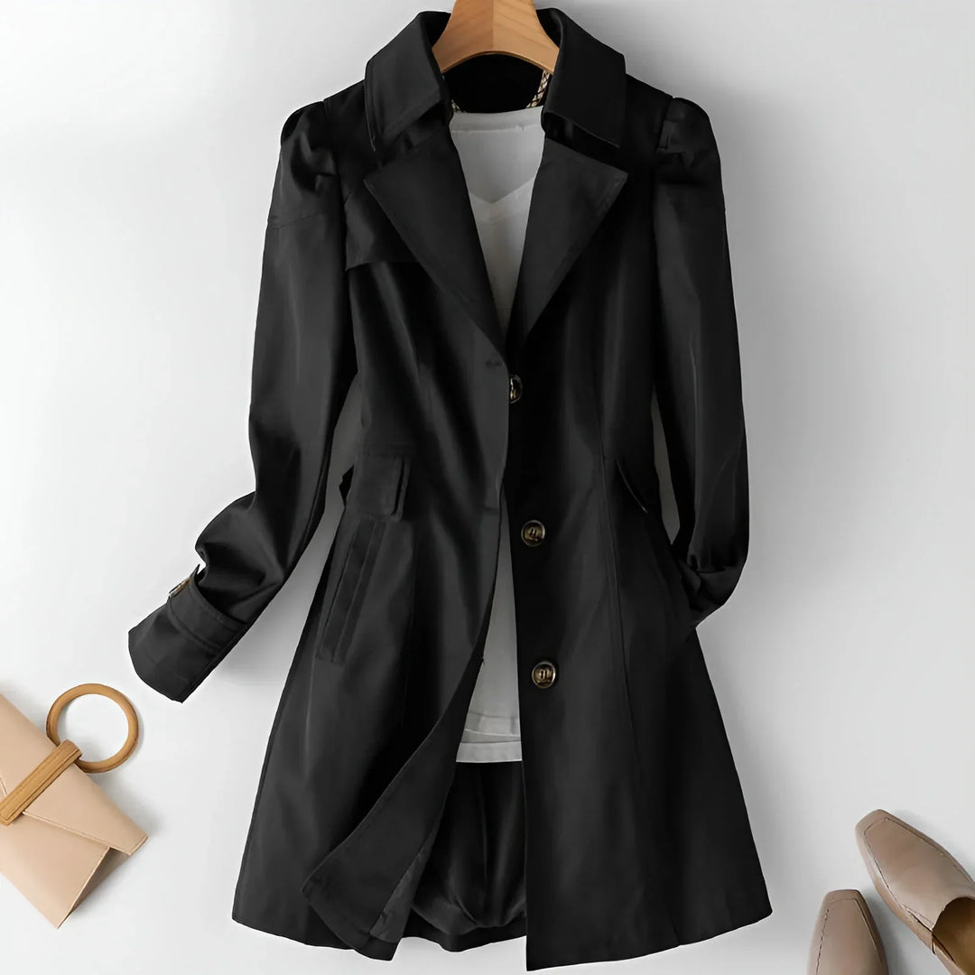 Sevim | Notch-Lapel Signature Graceful Trench Coat