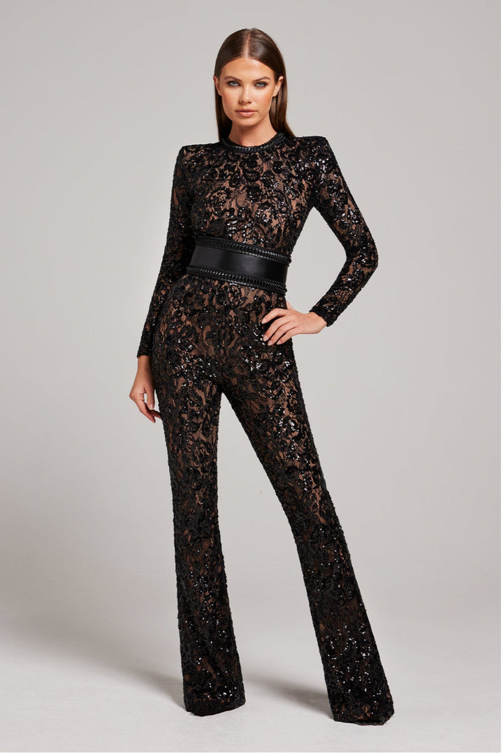 Julia | Jumpsuit - Verfijnd Ontwerp met Kant Details