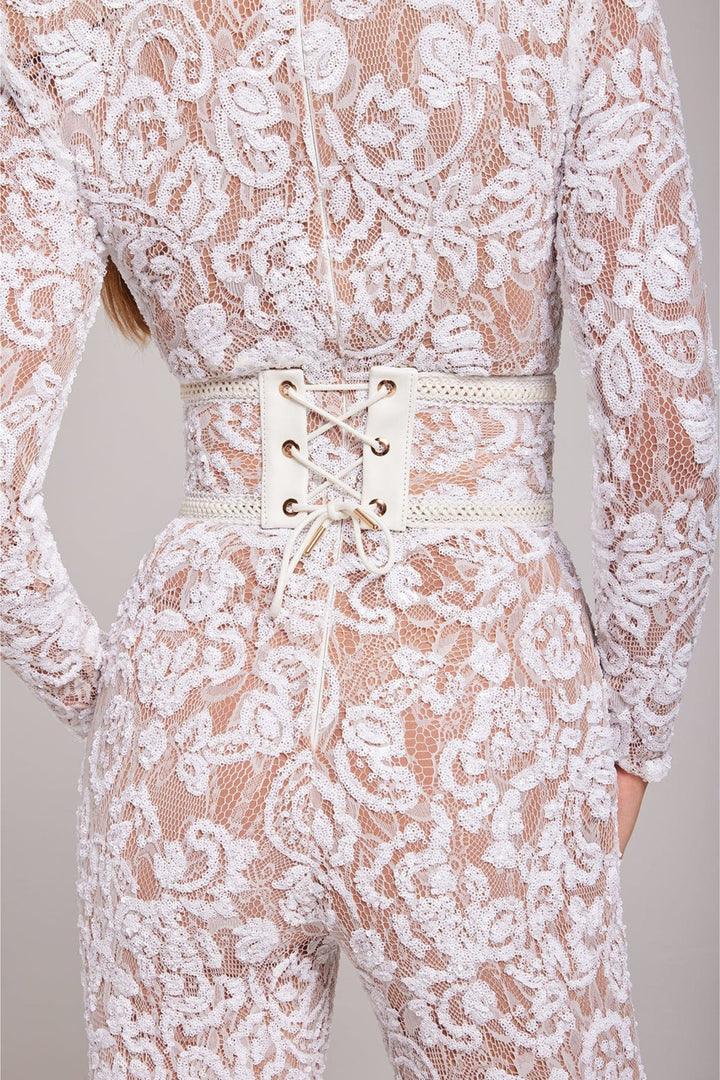Julia | Jumpsuit - Verfijnd Ontwerp met Kant Details