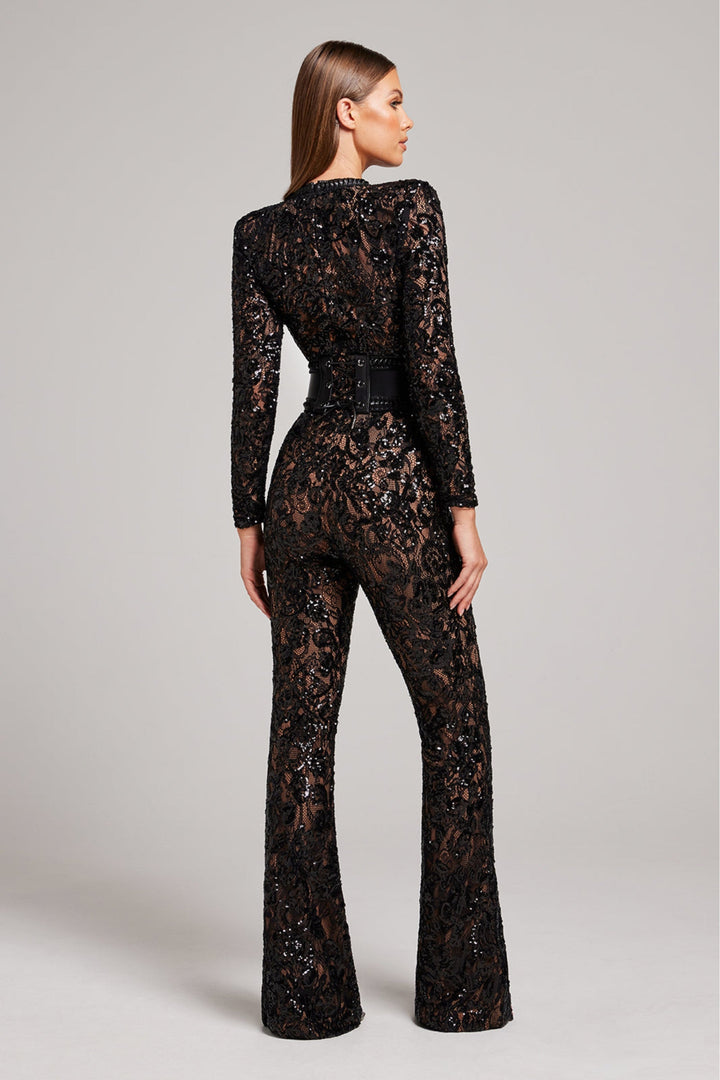 Julia | Jumpsuit - Verfijnd Ontwerp met Kant Details