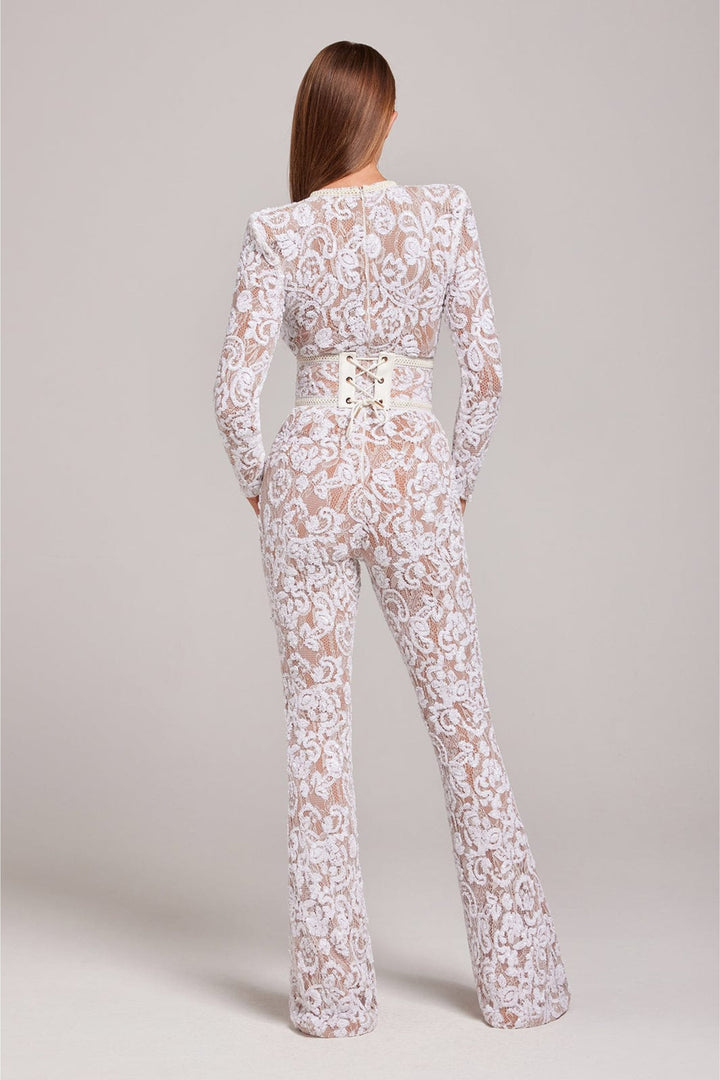 Julia | Jumpsuit - Verfijnd Ontwerp met Kant Details
