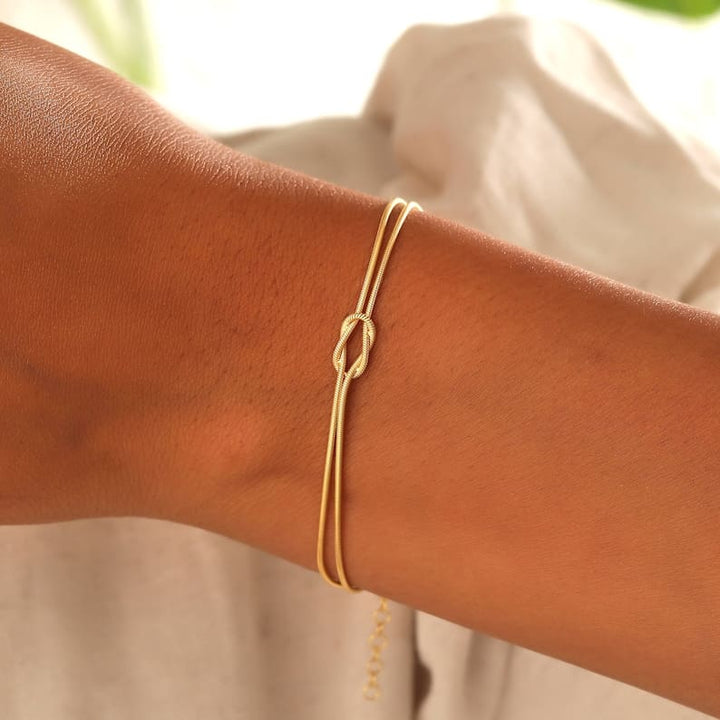 Livia - Liefdesknoop Armband