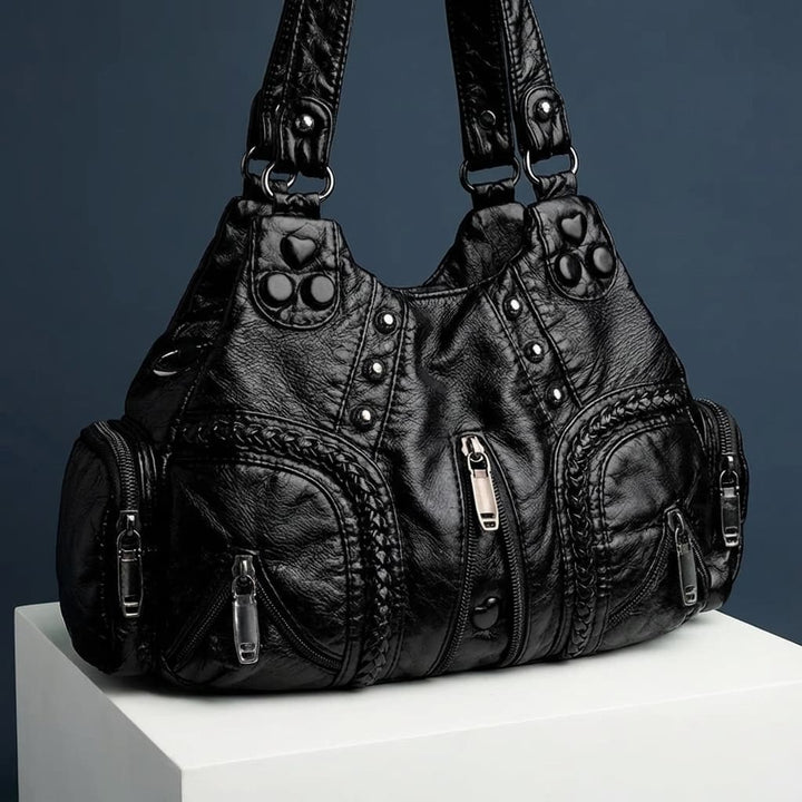 Hana Leren Boho Tas