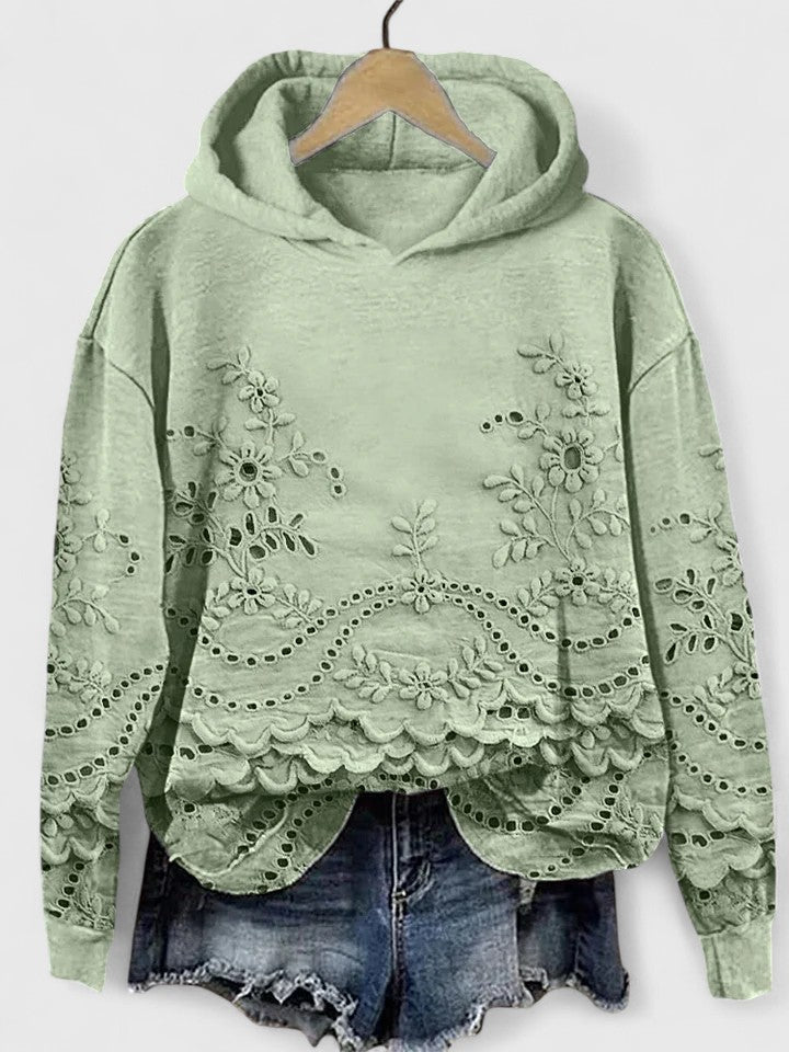 SUZANNE – GEBOORDUREERDE HOODIE