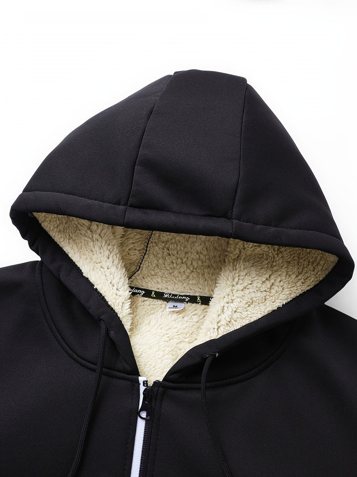 Russell | Gezellige Hooded Zip-Up Jast