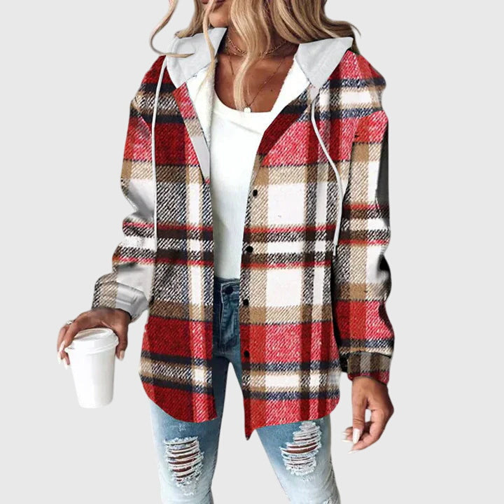 MORGAN – CASUAL GERUITE HOODIE SHIRT JACKET