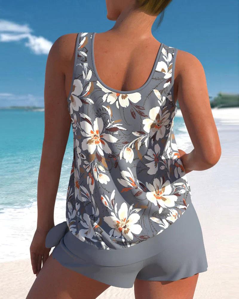 Tankiniset met Bloemenprint voor Dames