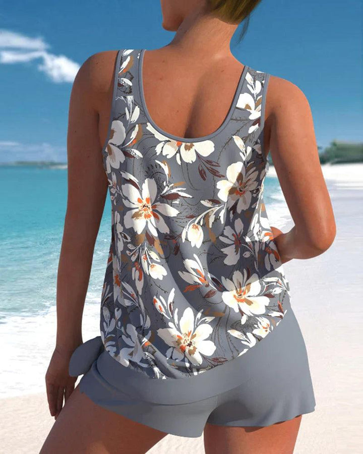 Tankiniset met Bloemenprint voor Dames