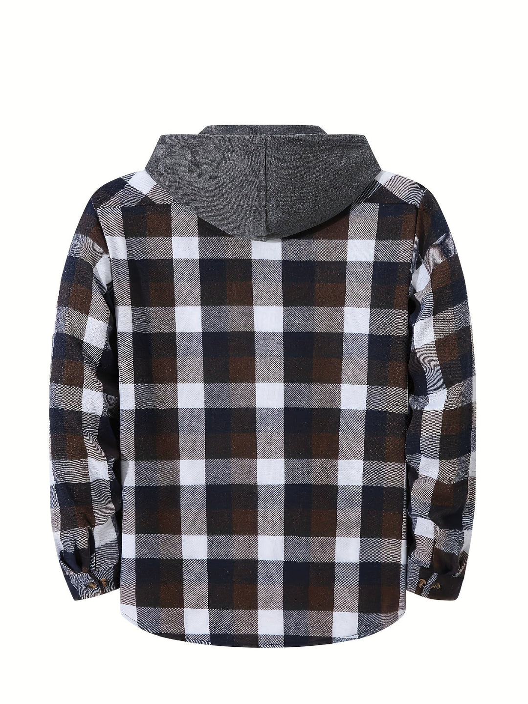 Braxton | Geruit Hooded Shirt
