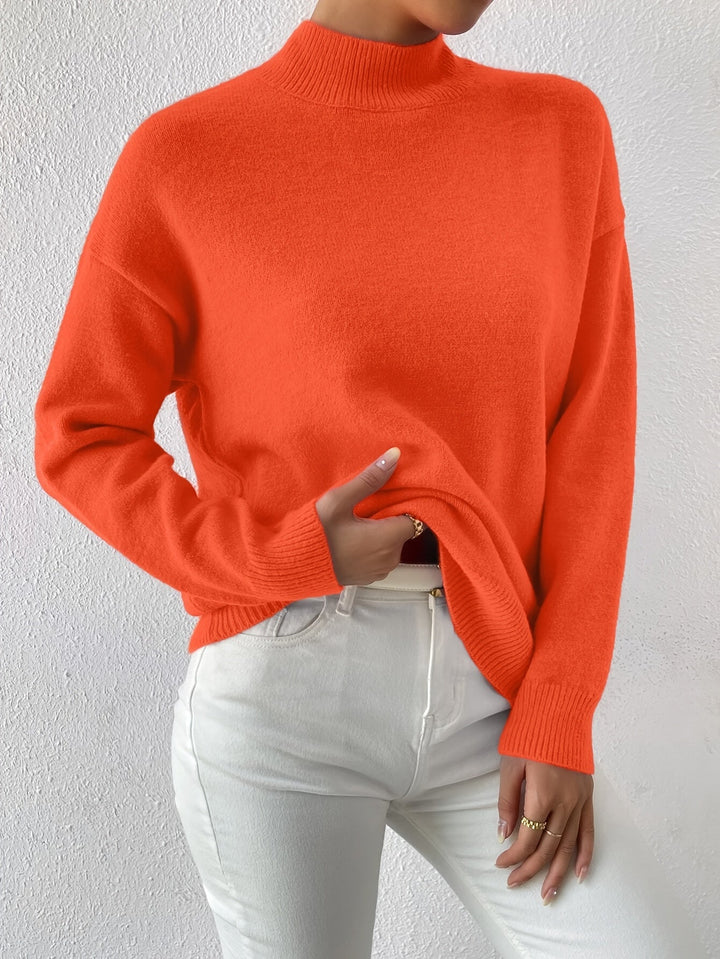 Lorelei | Verfijnde Mock Neck Trui