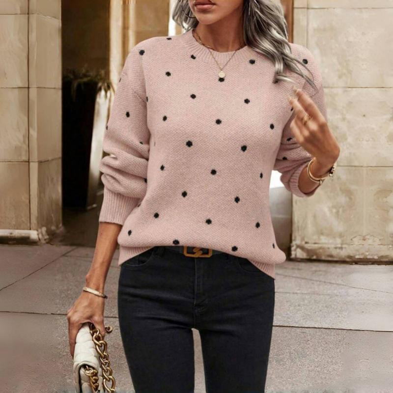 HAZEL – GEZELLIGE POLKA BREISWEATER