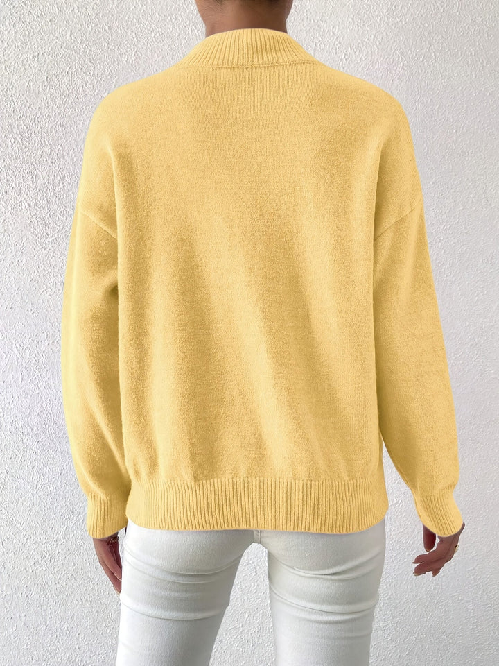 Lorelei | Verfijnde Mock Neck Trui