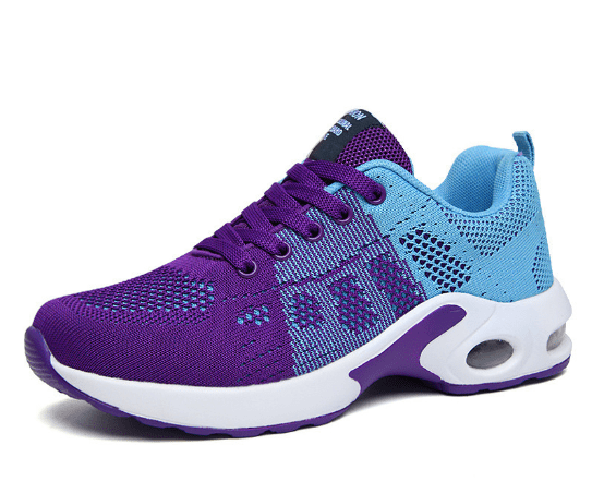 Dames Sportieve Mesh Sneakers met Vetersluiting