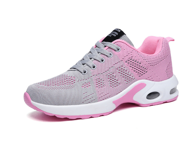 Dames Sportieve Mesh Sneakers met Vetersluiting