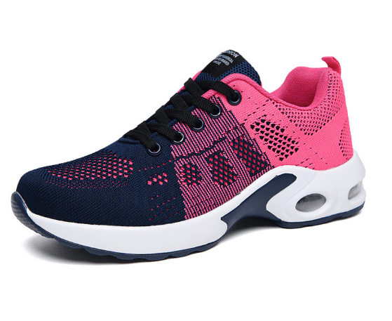 Dames Sportieve Mesh Sneakers met Vetersluiting