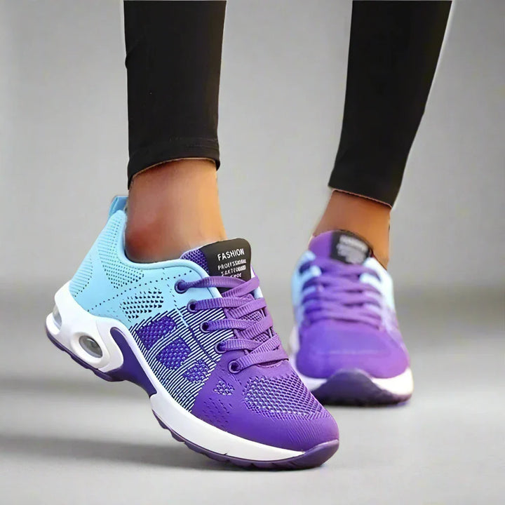 Dames Sportieve Mesh Sneakers met Vetersluiting