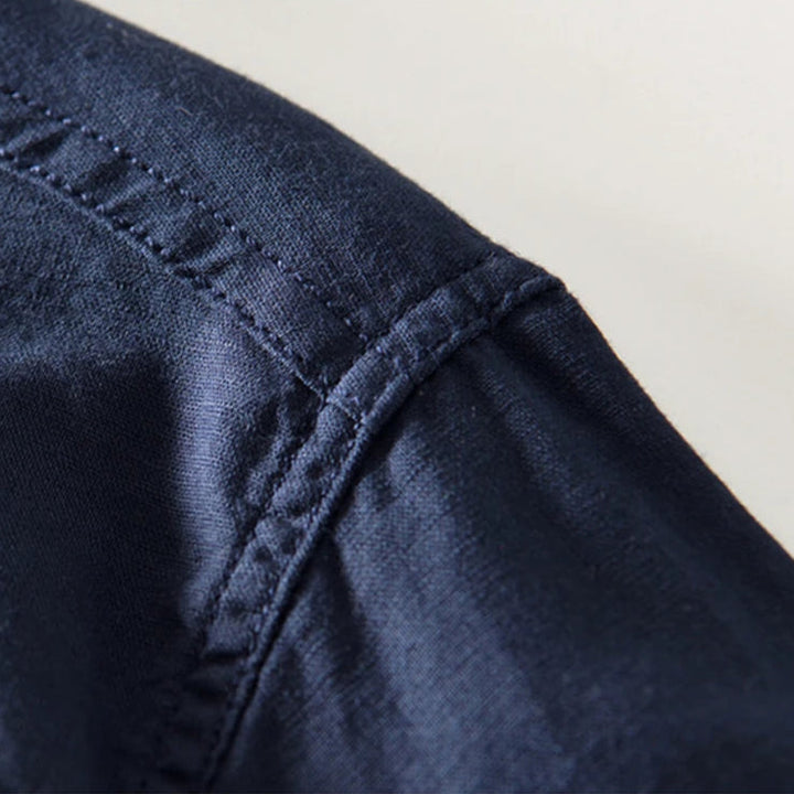 Brad | Heren Langsleeve Henley Shirt