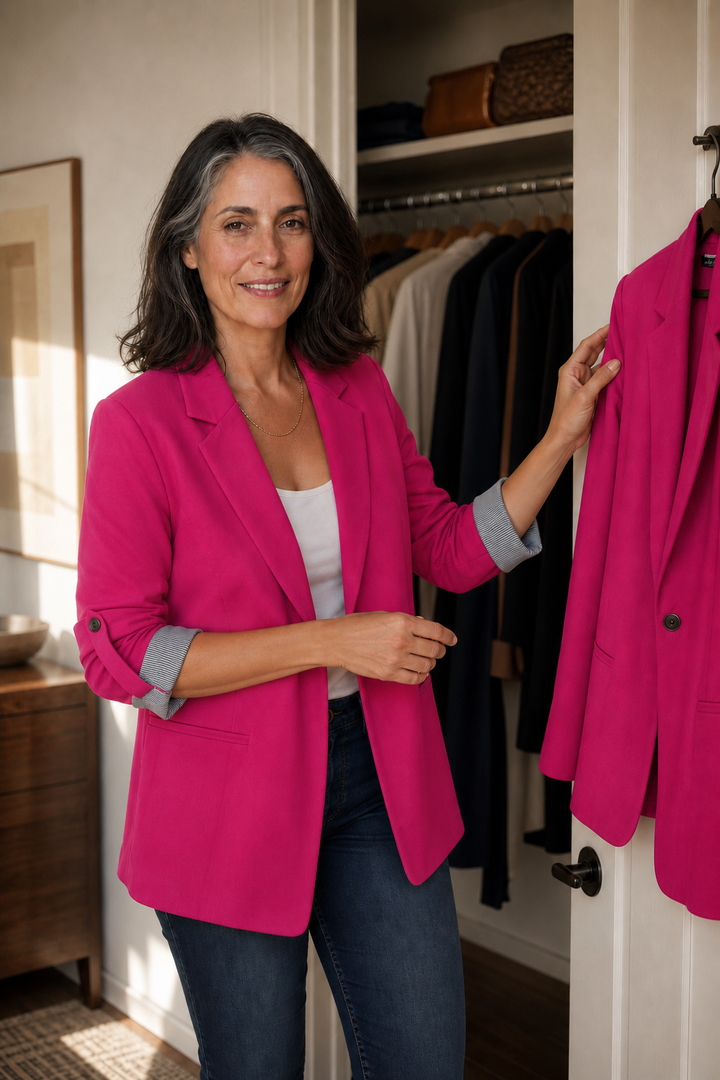 Structria – Zachte Knit Gelaagde Blazer Cardigan
