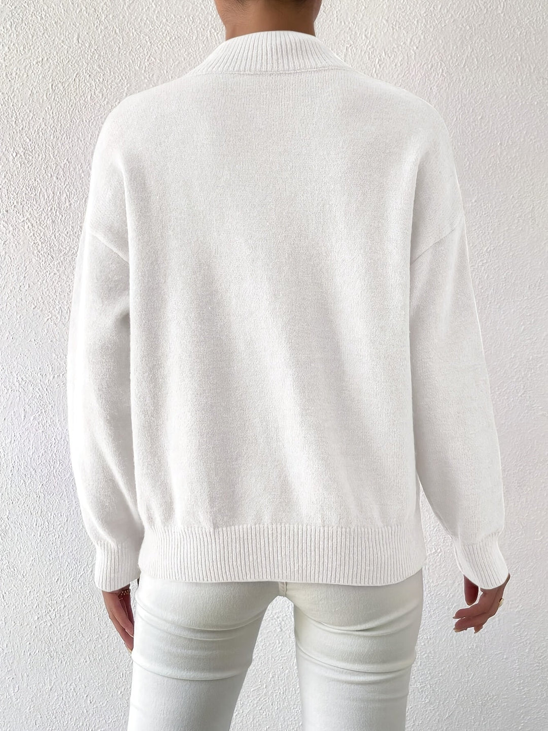 Lorelei | Verfijnde Mock Neck Trui