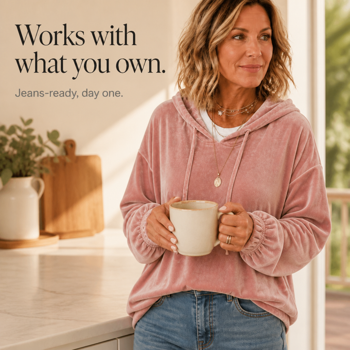 Wearbella – Rimpelmanchet Fluwelen Relaxed Hoodie