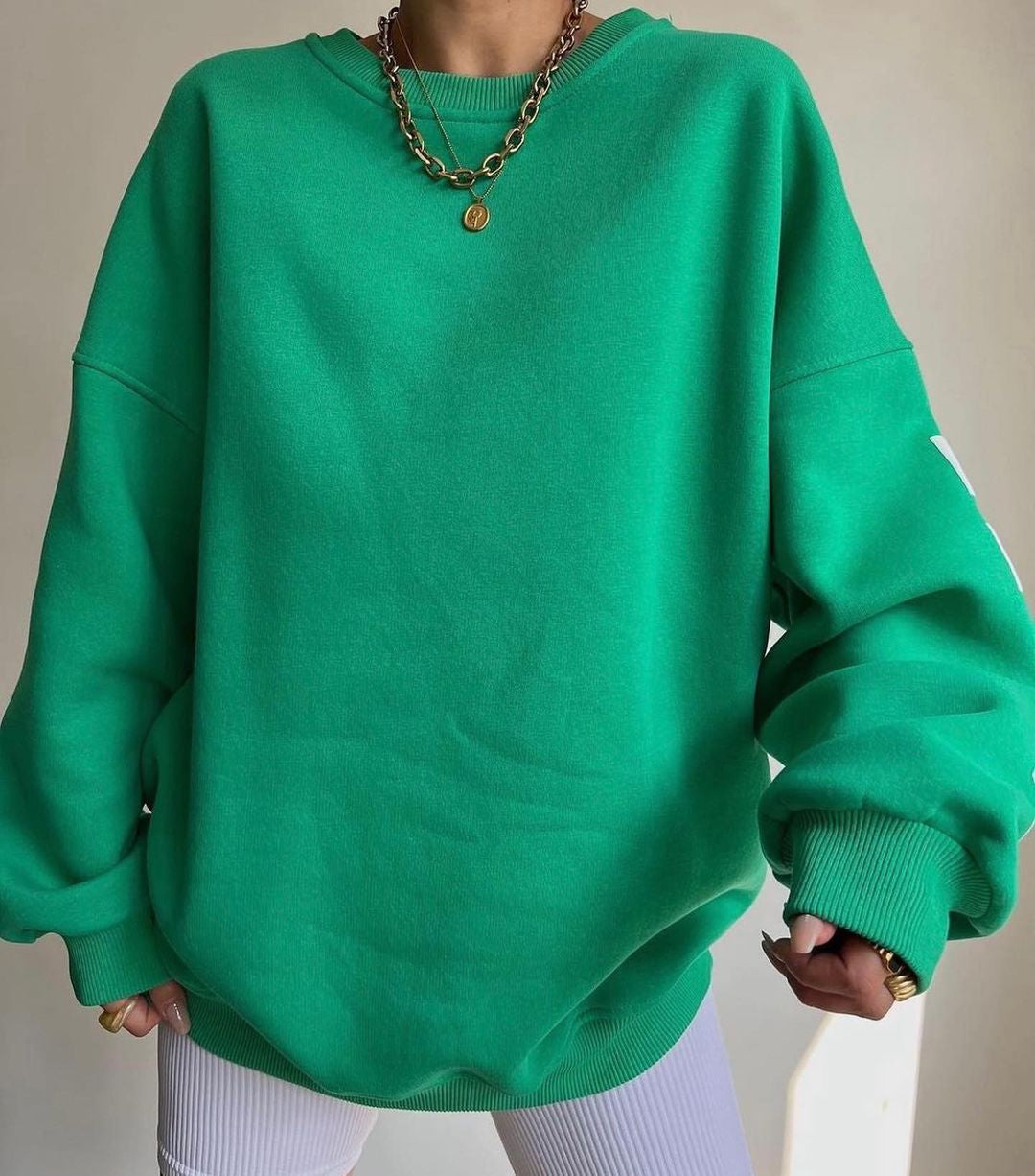 Clara - Oversized Casual Sweatshirt met Originele Print