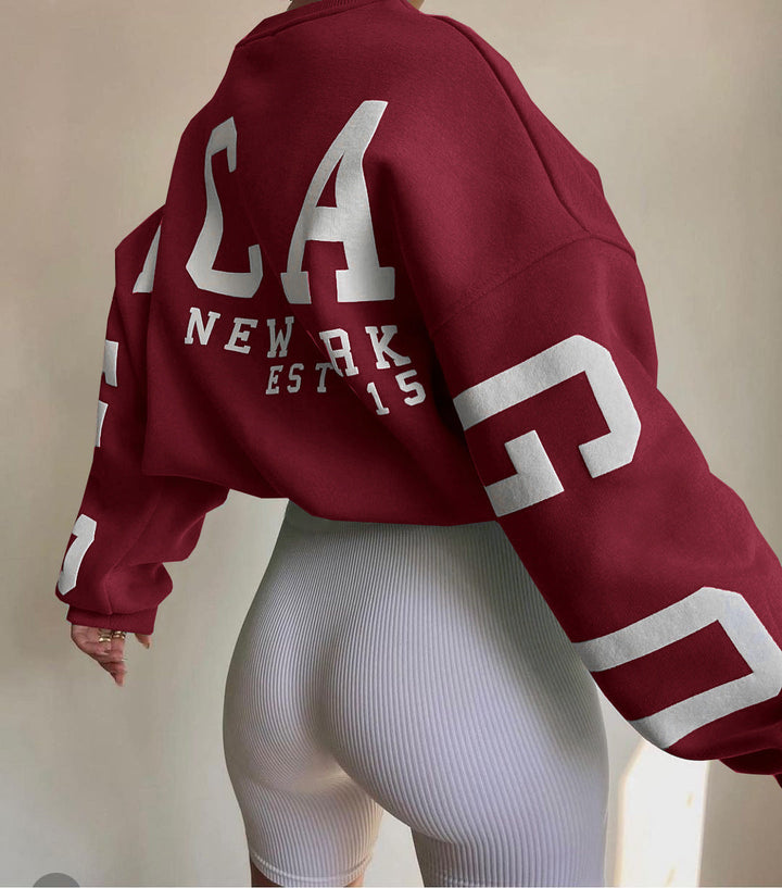 Clara - Oversized Casual Sweatshirt met Originele Print