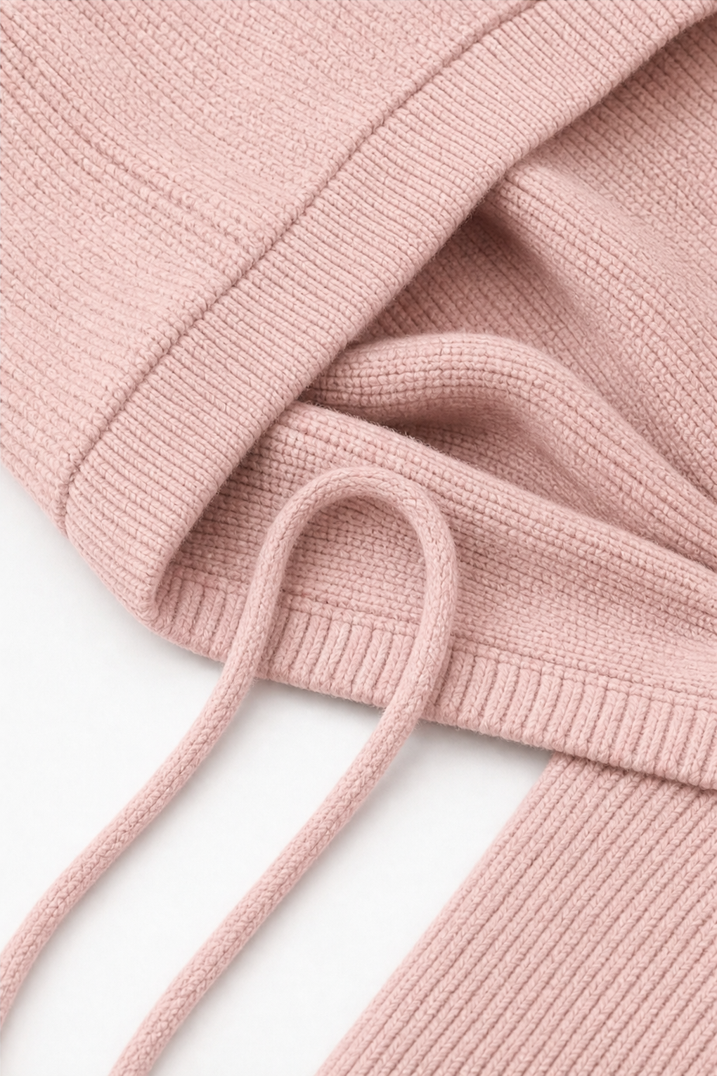 Stripevie – Geribbelde Stretch-Knit Zip-Up Cardigan