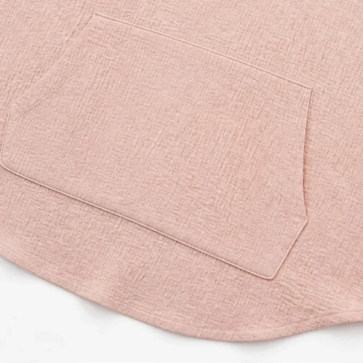 Muslina – Zachte V-hals Hoodie Zomer Top met Kangoeroezak