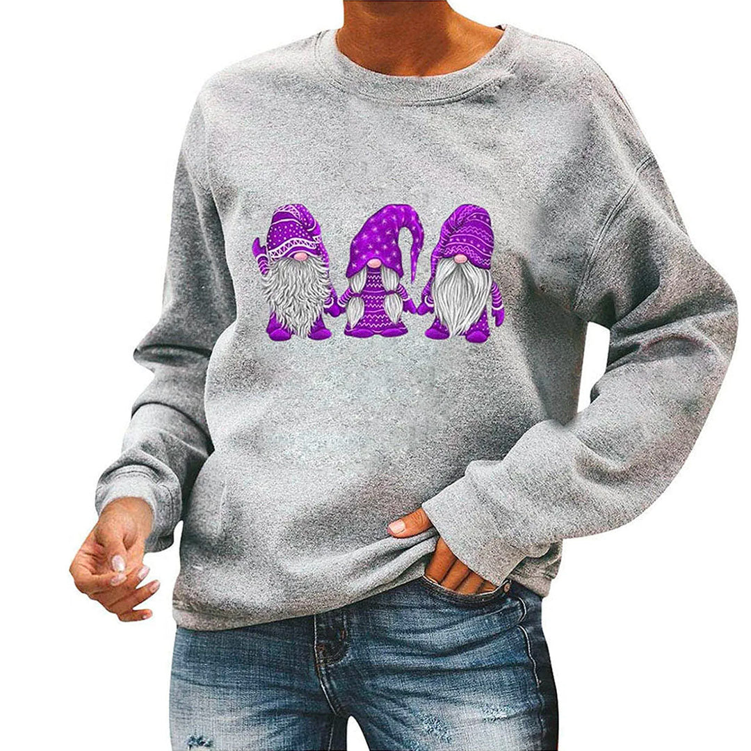 Schattige Santa Graphic Sweater