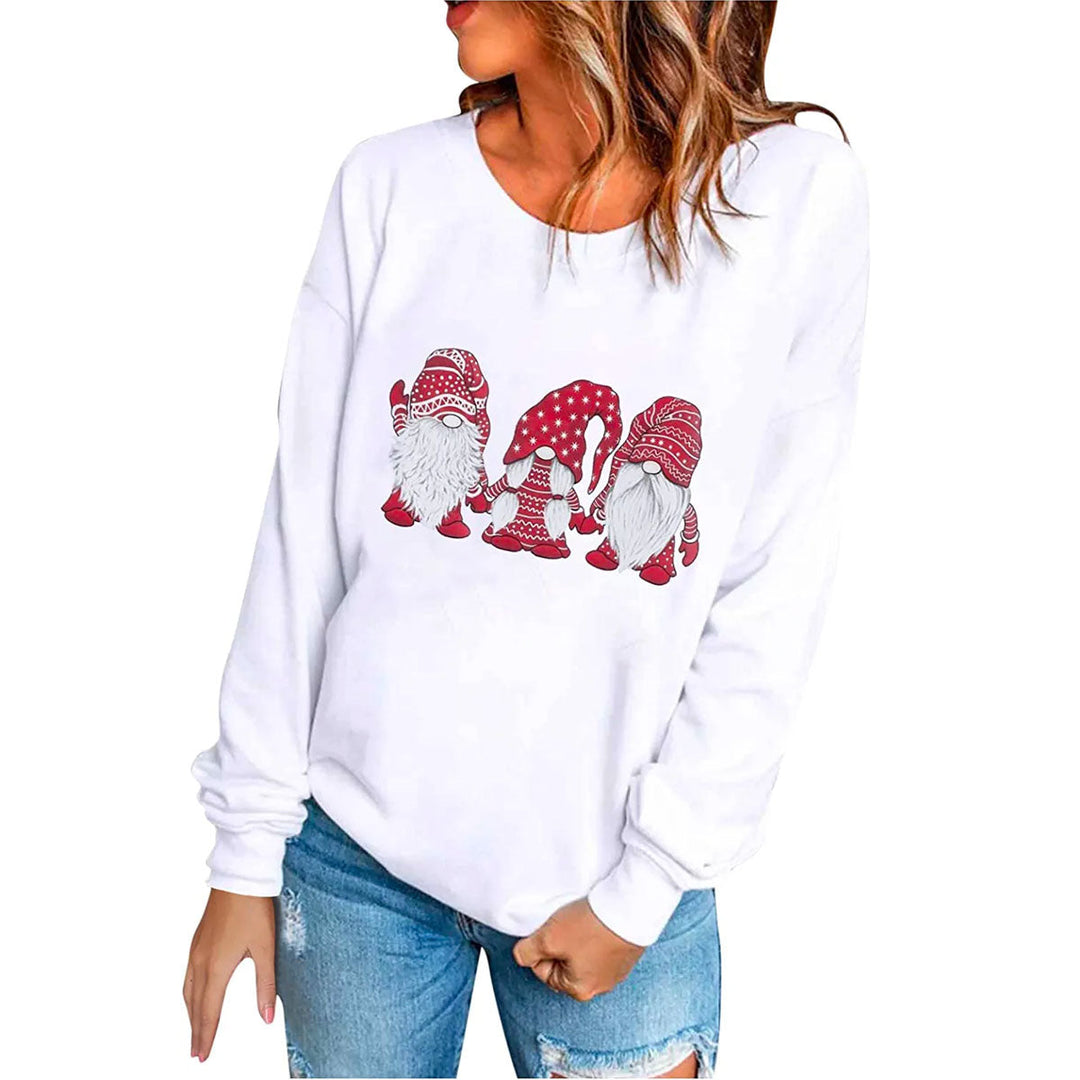 Schattige Santa Graphic Sweater