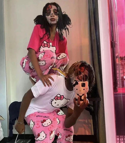 Cyra - Hello Kitty Pluche Pyjamabroek