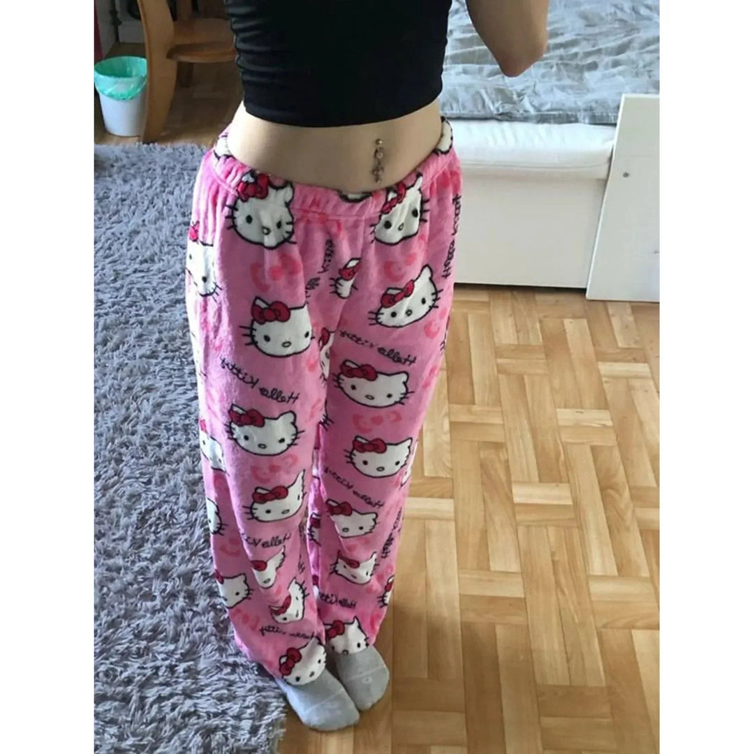 Cyra - Hello Kitty Pluche Pyjamabroek