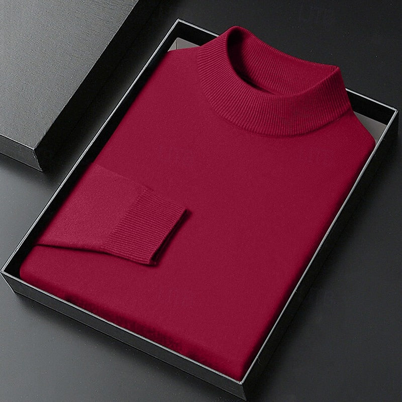 Winston | Verfijnde Mock Neck Trui